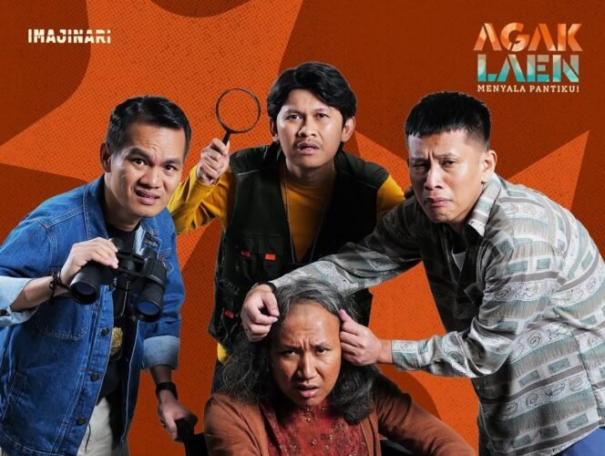 
					Adegan Flayer Flim Agak Lain. Foto: IG @indrajegel