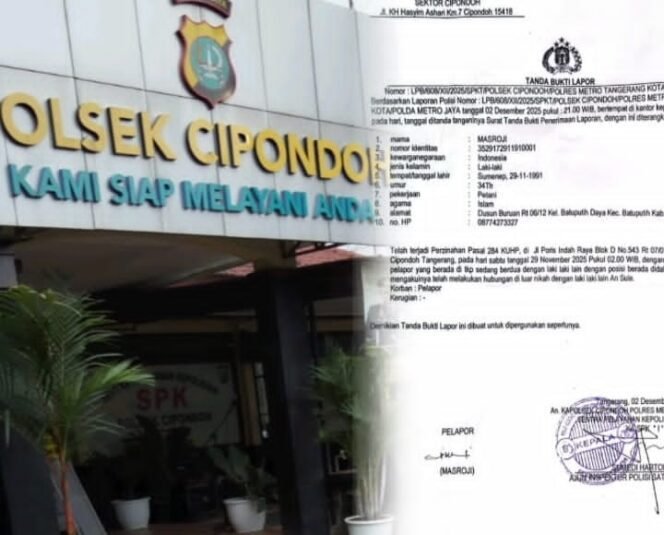 
					Pelapor Klaim Dirugikan, Dugaan Perzinahan di Cipondoh Dilaporkan ke Polisi
