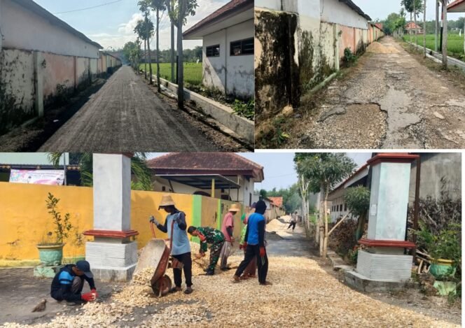 
					Ramadhan Penuh Makna, Pengaspalan Jalan Kowel Pamekasan Jadi Bukti Nyata Kepedulian Perusahaan CV Ayunda dan Kodim