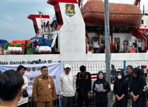 Semangat Pengabdian Mahasiswa dan Mudik Gratis Perdana DBS III Resmi Dilepas Pemkab Sumenep