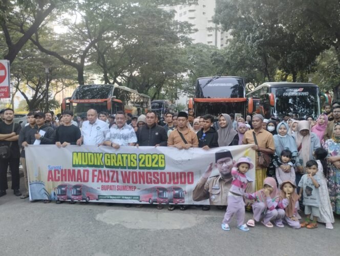 
					Mudik Gratis Bareng Bupati Fauzi, 8 Bus dari Jakarta Antar Ratusan Warga Pulang Kampung