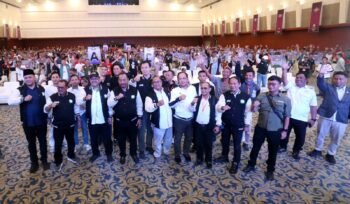 Ribuan peserta dan pengunjung memadati Surabaya Domino Tournament 2026 di Grand City Convention Hall, Surabaya.