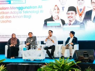 Staf Khusus Presiden Bidang UMKM dan Teknologi Digital, Tiar Nabilla Karbala menjelaskan etika dalam menggunakan AI bagi UMKM.