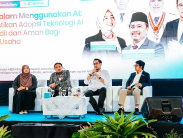 Staf Khusus Presiden Bidang UMKM dan Teknologi Digital, Tiar Nabilla Karbala menjelaskan etika dalam menggunakan AI bagi UMKM.