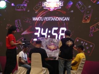 Suasana Final Surabaya Domino Tournament 2026 Berlangsung Sengit di Grand City.