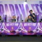 Suasana pertandingan Domino HGI City Cup 2026 di Grand City Surabaya saat para pemain bersaing memperebutkan poin tertinggi pada pekan kedua turnamen domino digital yang digelar oleh Higgs Games Island (HGI).