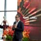 Denny Ristyanto menyampaikan sambutan dalam pembukaan The Art of Celebration, acara yang menghadirkan inspirasi venue, vendor, dan promo eksklusif untuk pernikahan, sangjit, dan berbagai perayaan spesial di Surabaya.